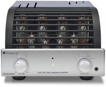 PrimaLuna EVO 100 Tube Integrated Amplifier Stříbrný