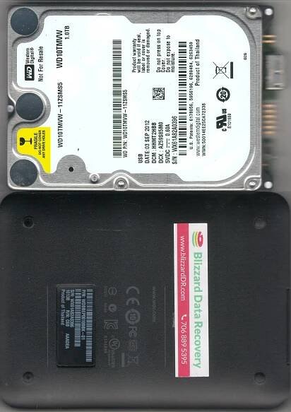 What is Inside a WD Portable USB Drive - Cross Reference