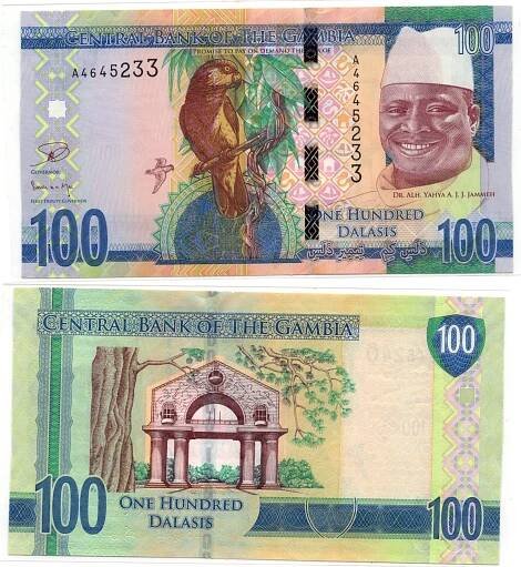 Gambia 100 dalasis 2016