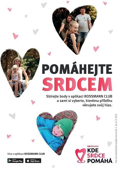 Drogerie ROSSMANN spouští letošní druhou vlnu svého charitativního projektu KDE SRDCE POMÁHÁ