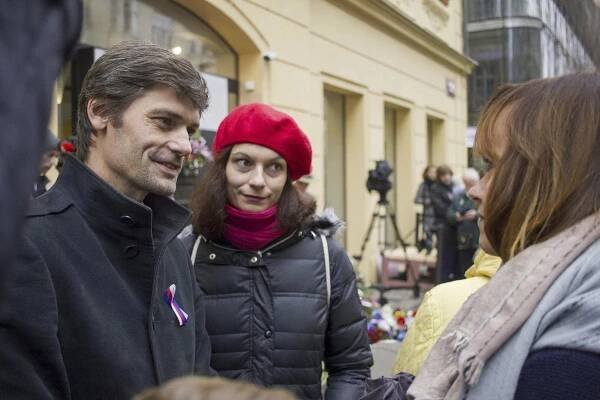 Marek Hilšer (42) a Monika Hilšerová (28)