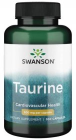 Swanson Taurine, 500 mg, 100 kapslí - Natima