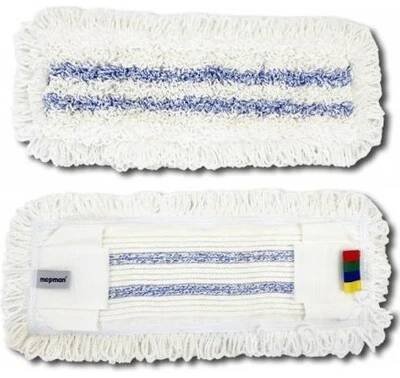 Mopman všívaný mop na podlahu z mikrovlákna Hospital+ kapsový s jazyky pro držák 40 cm