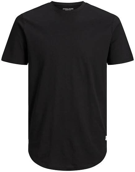 JACK & JONES Klasický střih Tričko 'JJENoa' – černá: přední strana