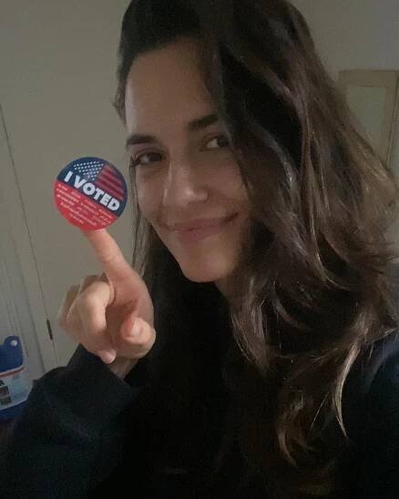 Stars Vote in Elections: See Lucy Hale, More Celebs’ Photos