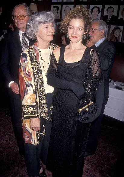 Actress Amy Irving and mother Priscilla Pointer attend the 