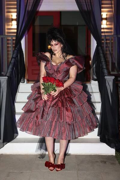 Ashley Graham Threw Her 37th Birthday Bash at a Beetlejuice-Themed Airbnb