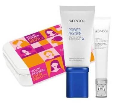 Skeyndor Power Oxygen Set - Krém 50 ml + oční krém 15 ml + krém 25 ml emulze 15 ml Dárková sada
