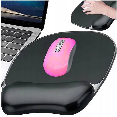 ERGONOMICKÁ PODLOŽKA POD MYŠ MYŠKU NA ZÁPĚSTÍ K POČÍTAČI NA STŮL