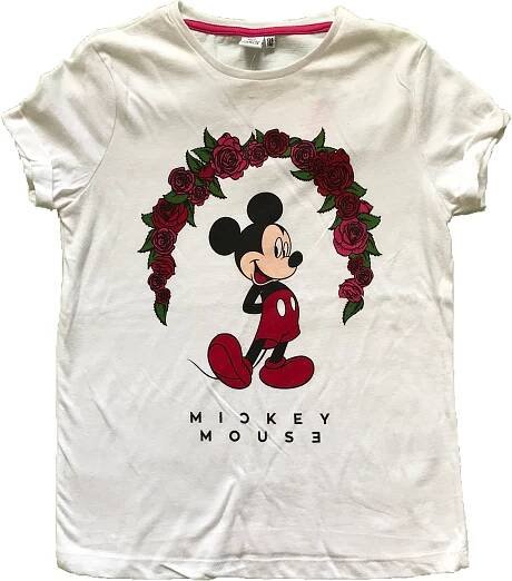 Tričko Mickey bílé 134 - 9 let