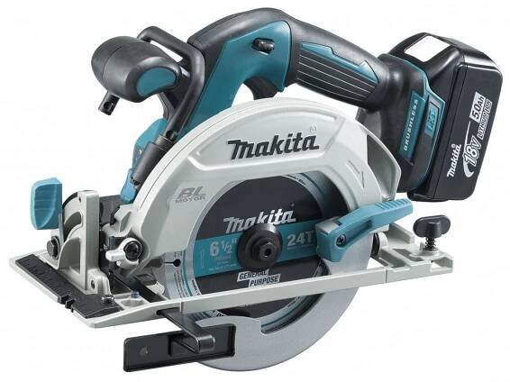Makita DHS680RTJ - Aku bezuhlíková okružní pila Li-ion LXT 18V/5,0Ah,Makpac