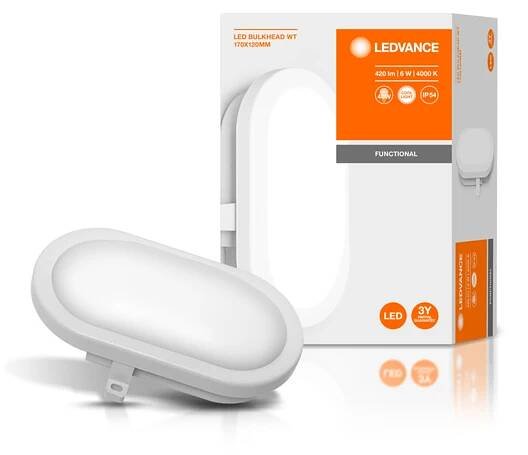 Ledvance - LED Venkovní nástěnné svítidlo BULKHEAD LED/6W/230V IP54 bílá