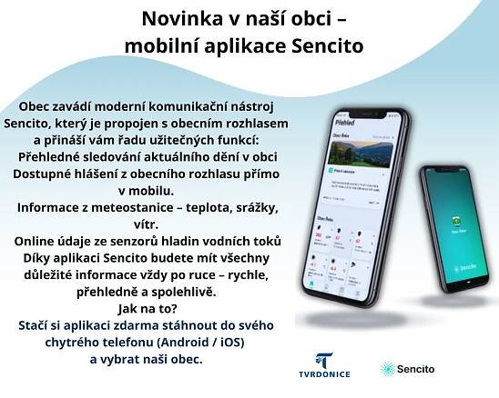 Mobilní aplikace Sencito