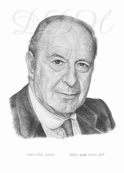 František Zvarík, portrét Dušan Dudo Hanes