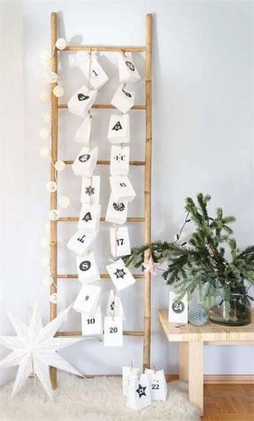 Adventní kalendář Pinterest