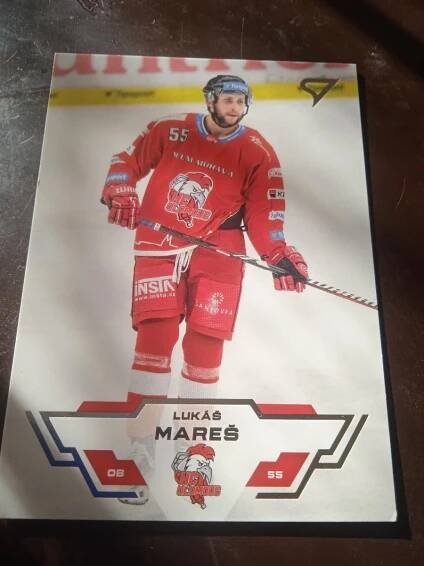 Lukáš Mareš HC Olomouc  - Hokejové karty