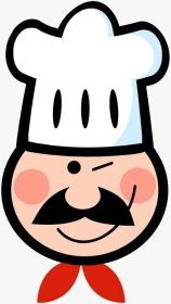 Mrkající obličej kuchaře — Stock obrázek