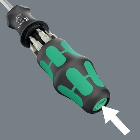 Wera Kraftform Kompakt 27 XL Universal Imperial Set 1 Univerzální bitový šroubovák 1/4" 300 mm
