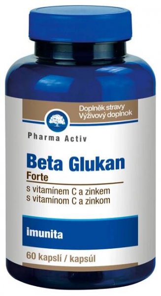 Beta Glukan Forte vitamín C a zinek 60cps