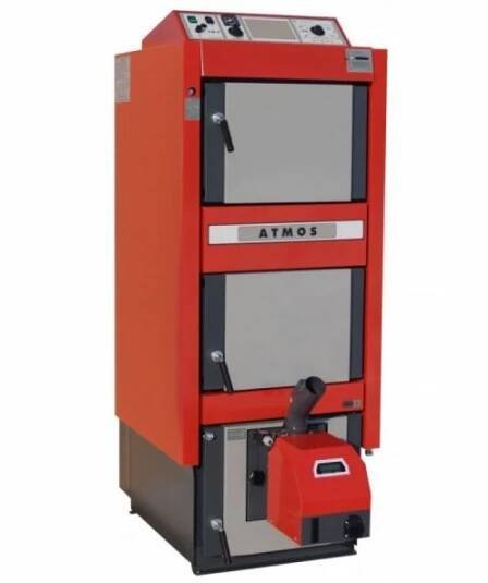 ATMOS DC18SP kotel na dřevo/pelety 20 kW, zplyňovací