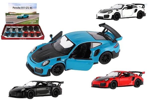 KINSMART Auto model Porsche 911 GT2 RS kov PB barvy 1:36