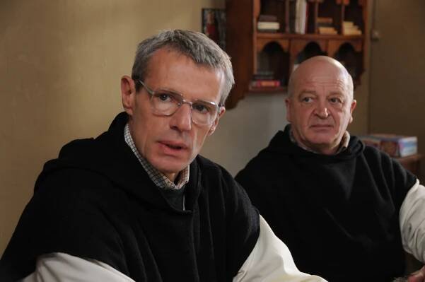 O bozích a lidech - Z filmu - Lambert Wilson, Jean-Marie Frin