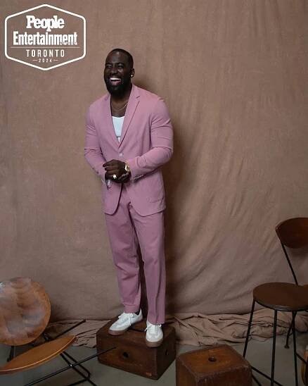 Shamier Anderson (The Luckiest Man In America) photographed in the PEOPLE; EW and Shutterstock Toronto International Film Festival 2024 Portrait Studio on September 6; 2024 in Toronto; Ontario; Canada.; CREDIT: Ben Trivett / Shutterstock; All photos taken in the NKPR IT House; presented by Freed. A donation is made to Artists for Peace and Justice for every celebrity who visits the studio.