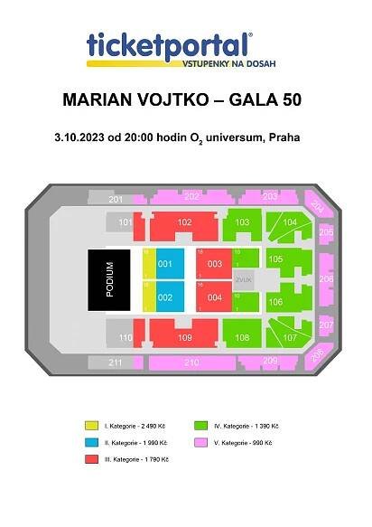 MARIAN VOJTKO – GALA 50 – O2 universum