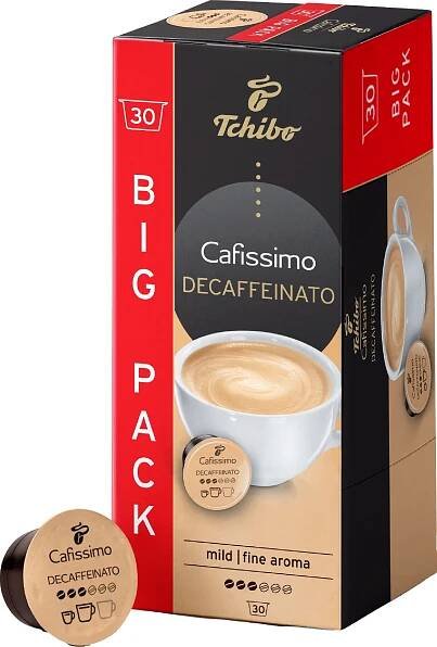 Tchibo Cafissimo Caffé Crema bez kofeinu 30 ks od 220 Kč