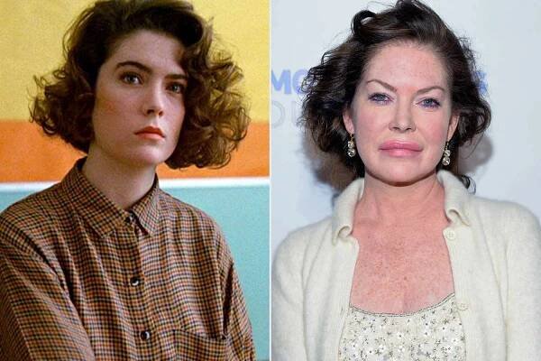 Lara Flynn Boyle in the pilot episode of 'Twin Peaks' ; Lara Flynn Boyle attends AMT's 2017 D.R.E.A.M. Gala on November 11, 2017 in Beverly Hills, California.