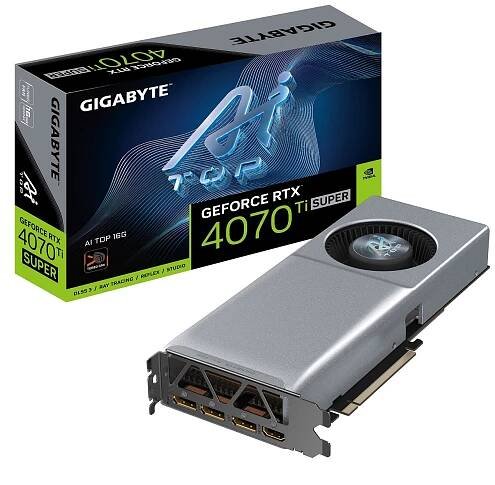 Gigabyte GeForce RTX 4070 Ti SUPER AI TOP 16GB GDDR6x | SUNTECH Computer - prodej počítačů, elektroniky a spotřebního materiálu