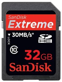 SanDisk SDHC Card EXTREME 32GB 30MB/s