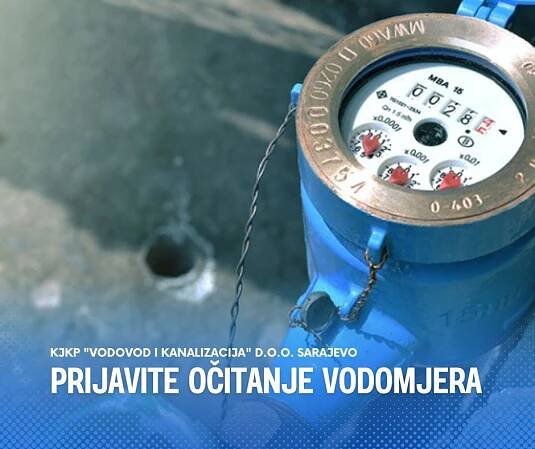 Kako da prijavite očitanje vodomjera