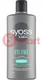 Syoss šampon men volume 440ML