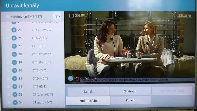 Řazení televizních programů