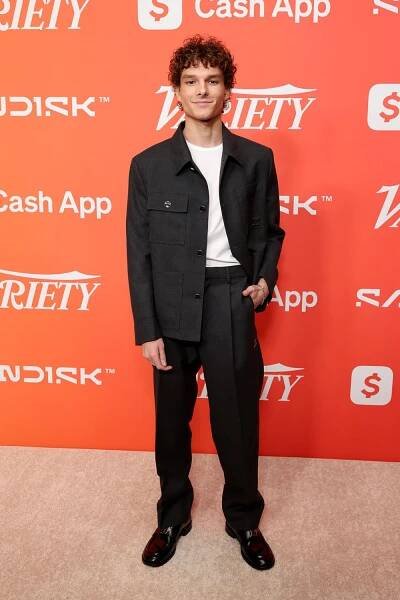 Mason Thames in black Louis Vuitton 2025 Variety Power of Young Hollywood Party