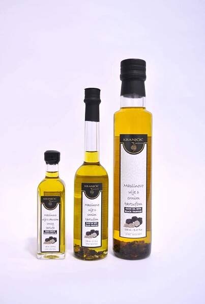 maslinova ulja s crnim tartufima 60ml, 100ml, 250ml