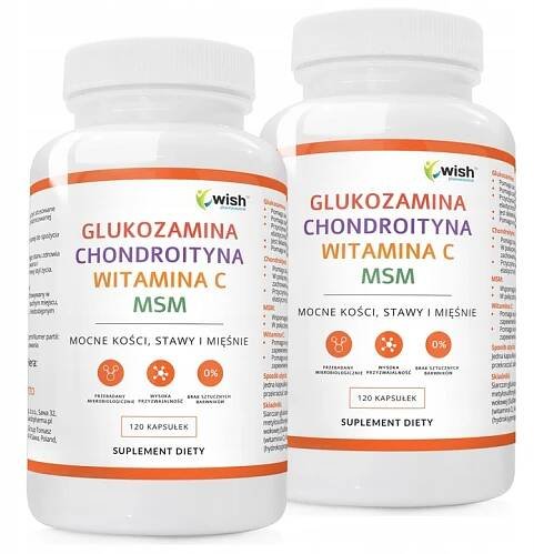 GLUKOSAMIN CHONDROITIN MSM VITAMÍN C Klouby 240k