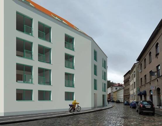 Domy za radnicí - FA ČVUT