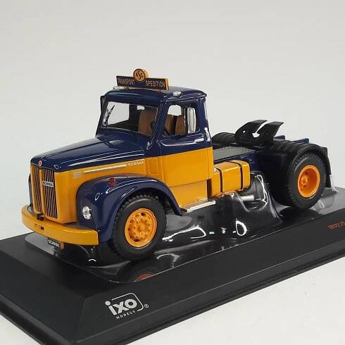 Scania 110 Super "ASG Transport" 1953 modro/žlutá - IXO 1/43 TR122 - Modely automobilů