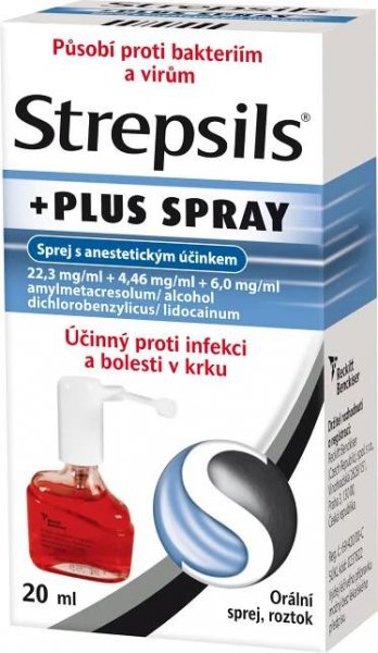 STREPSILS PLUS SPRAY ORM SPR SOL 1X20ML