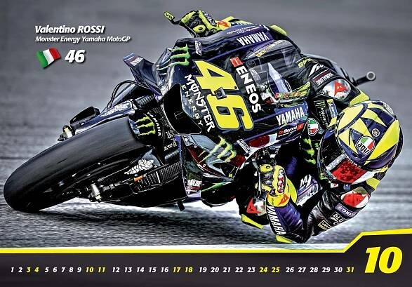 Tip na dárek: Nástěnný kalendář MotoGP 2020 - eva-moto.com