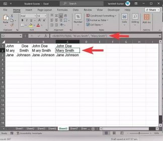 Jak používat funkci Substitute s Trim v Excelu? – digitální start