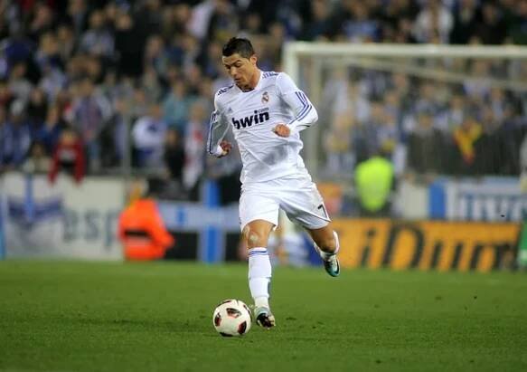 Cristiano ronaldo z Realu madrid — Stock obrázek