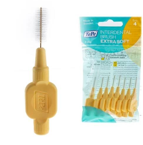 TePe Extra Soft 0,70 mezizubní kartáčky žluté 8 ks