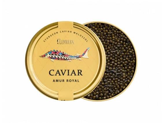 Pravý kaviár z jesetera Amur Royal