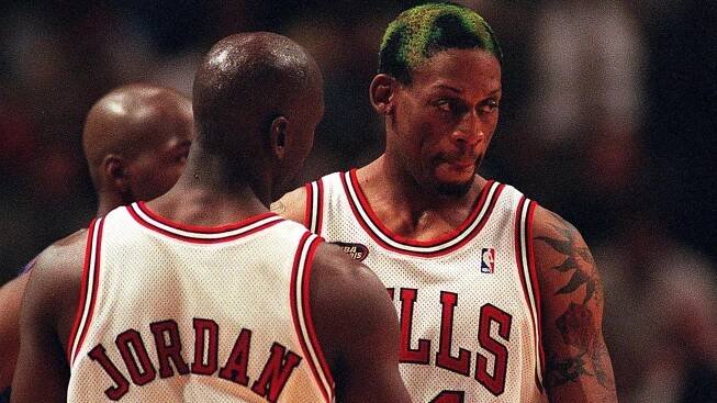 Foto k tématům Dennis Rodman, basketbal – stránka 10