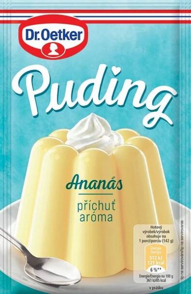 Dr.Oetker Puding příchuť  ananas 38g