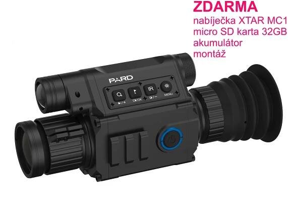PARD NV008P digitální zaměřovač + zdarma nabíječka, SD 32GB, akumulátor a montáž