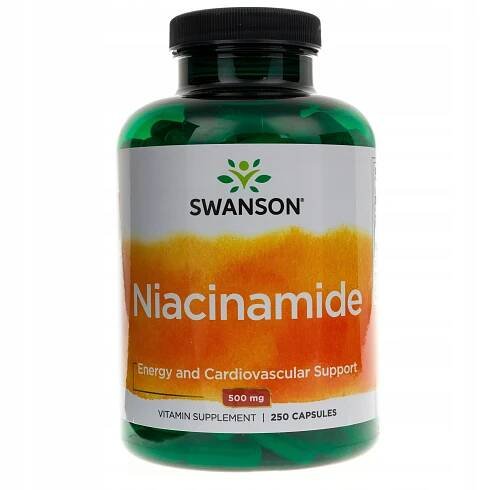 Swanson Niacinamide Niacin Vitamín B3 Nikotinamid